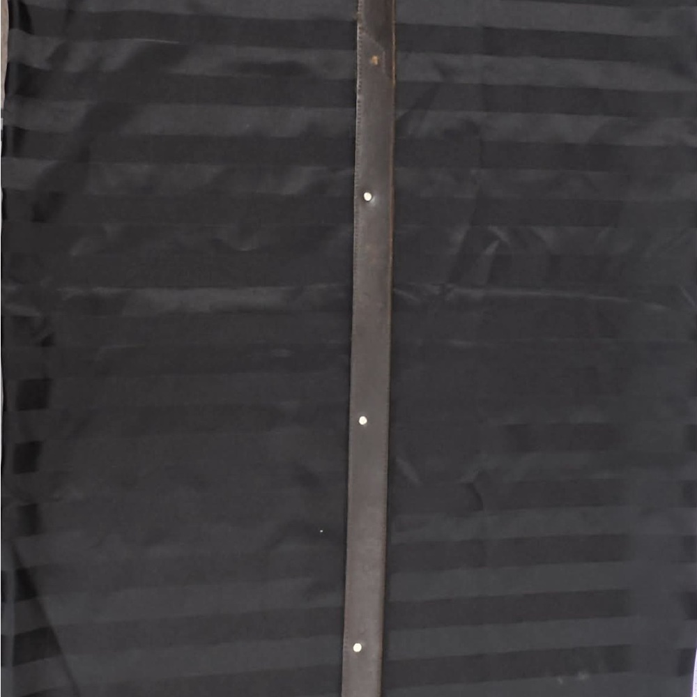 Brown Leather Belt with silver Accents - Picture 5 of 10